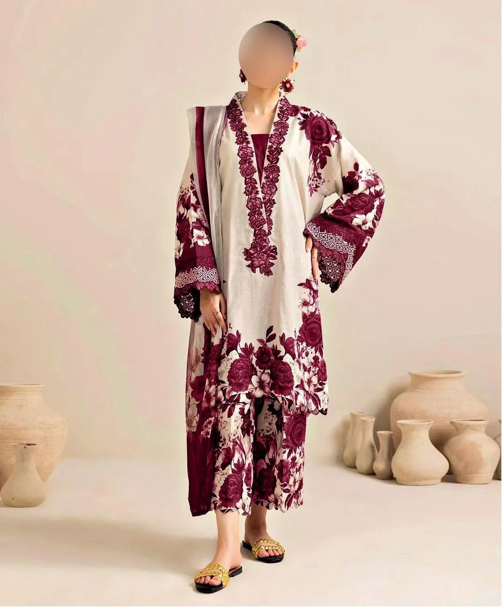 Silky Printed Suit/Digital Printed Suit